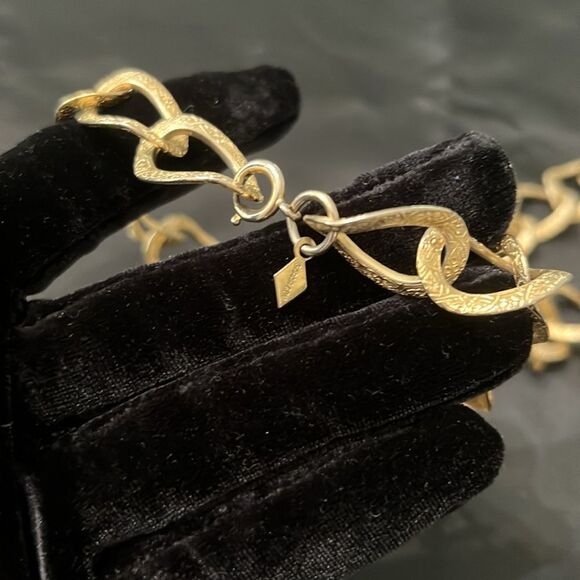 Vintage Sarah Coventry gold chain necklace with pendant light signs of wear EVC - Picture 4 of 5